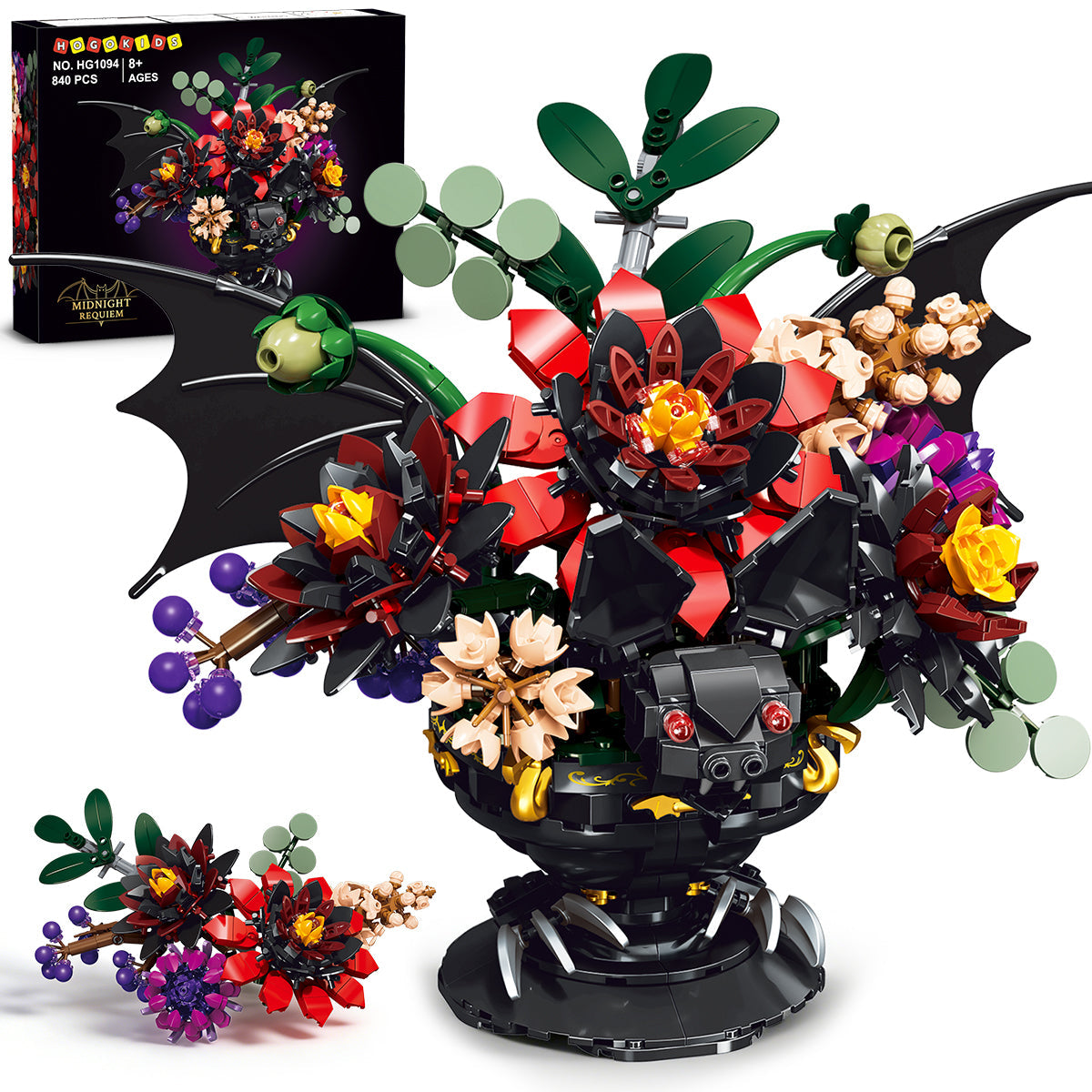 Gothic Blooming Bat Flower Collection