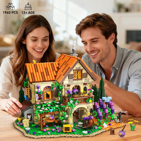 Villa di Lavanda da Costruire con Luci LED