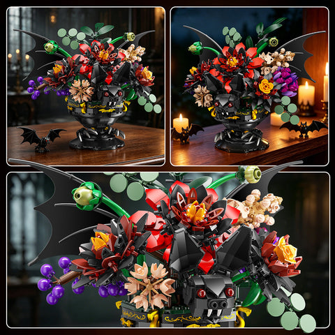 Gothic Blooming Bat Flower Collection