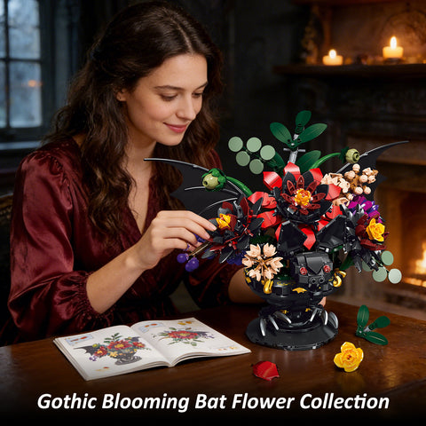 Gothic Blooming Bat Flower Collection