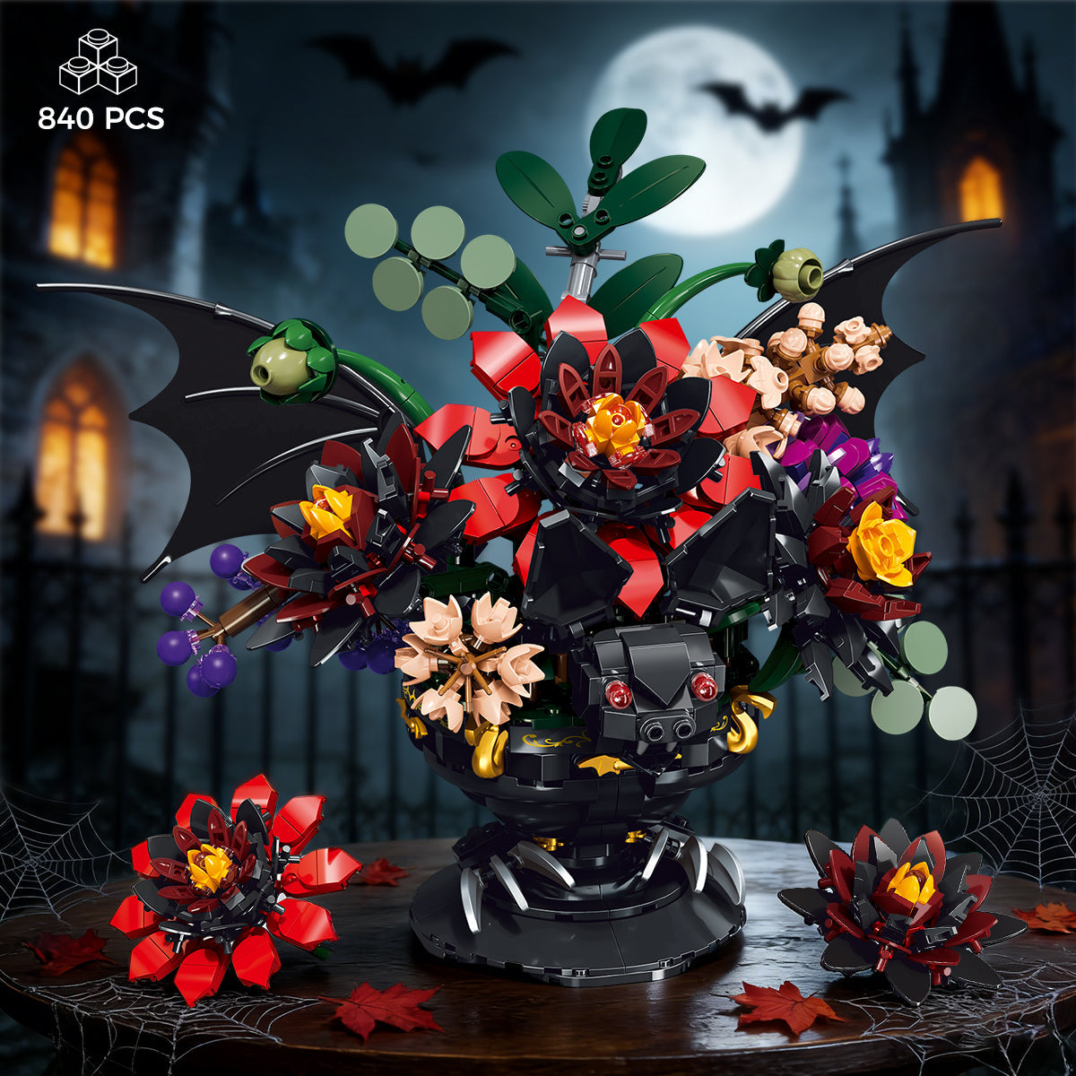 Gothic Blooming Bat Flower Collection