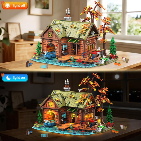 Casetta sull’Acqua Mini con Luci LED