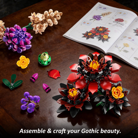 Gothic Blooming Bat Flower Collection
