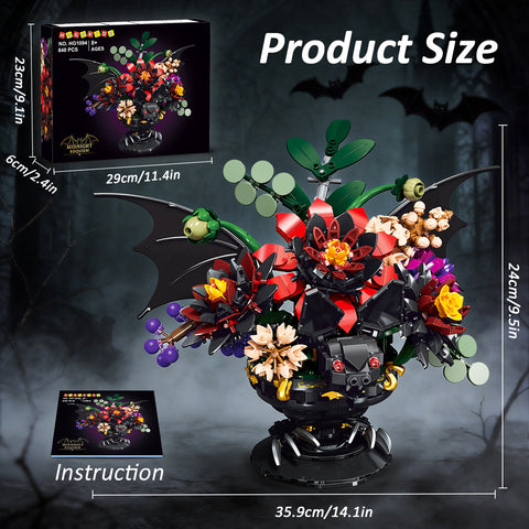 Gothic Blooming Bat Flower Collection