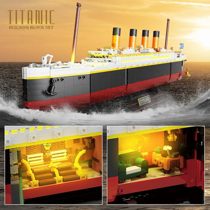 Titanic-Bauset mit LED-Beleuchtung