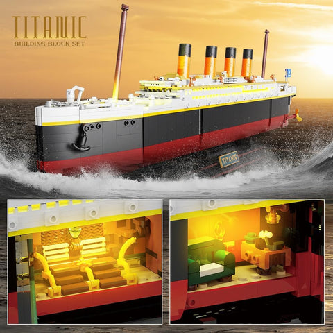 Titanic da Costruire – Set con Illuminazione LED