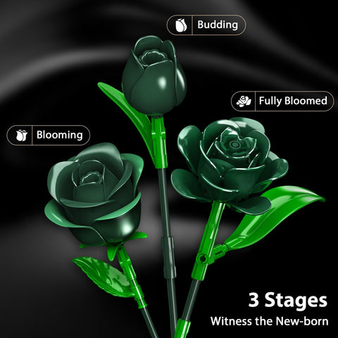 Set di Costruzioni Bouquet di Fiori con Luci LED
