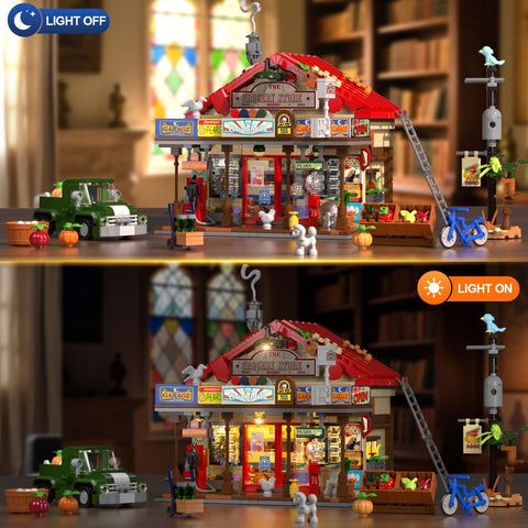 Set da Costruzione Emporio di Campagna con Illuminazione LED