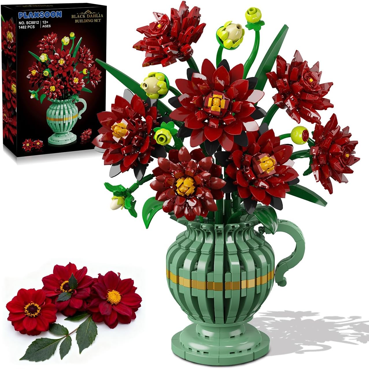 Set di costruzione dalie con vaso