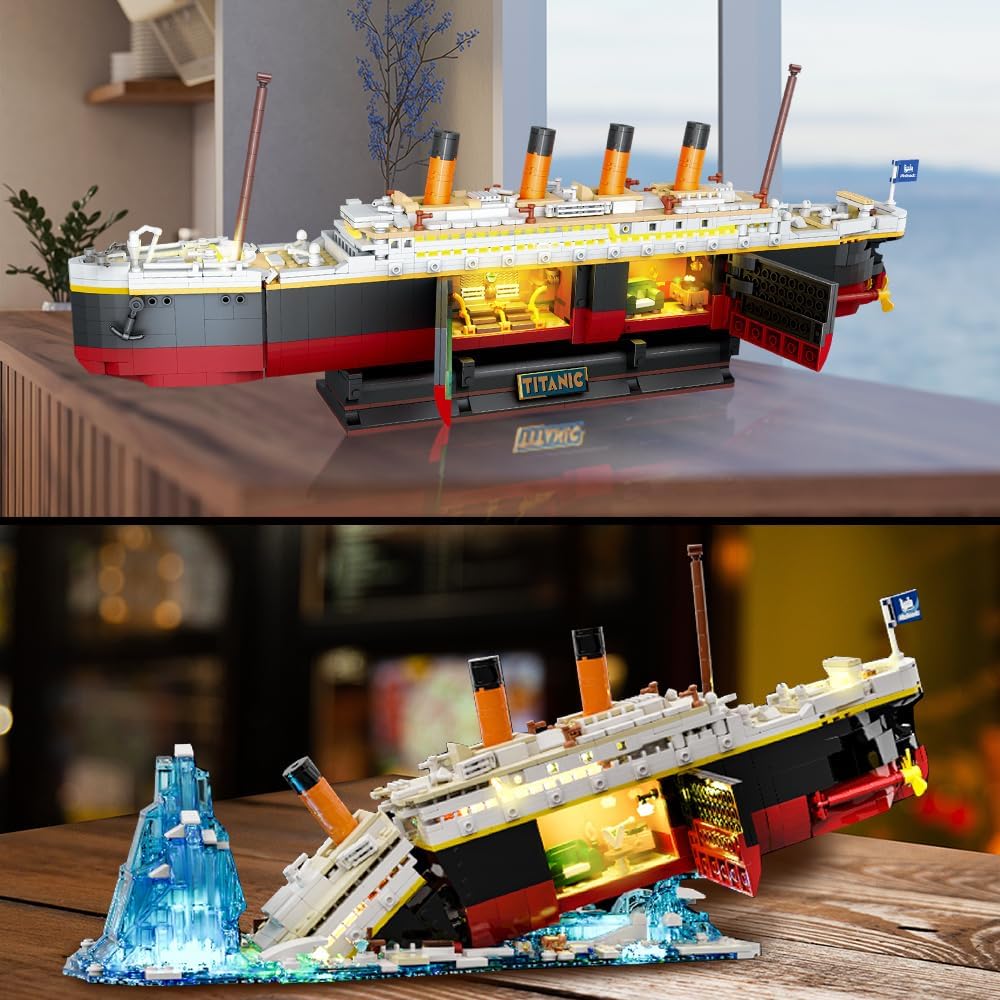 Titanic da Costruire – Set con Illuminazione LED