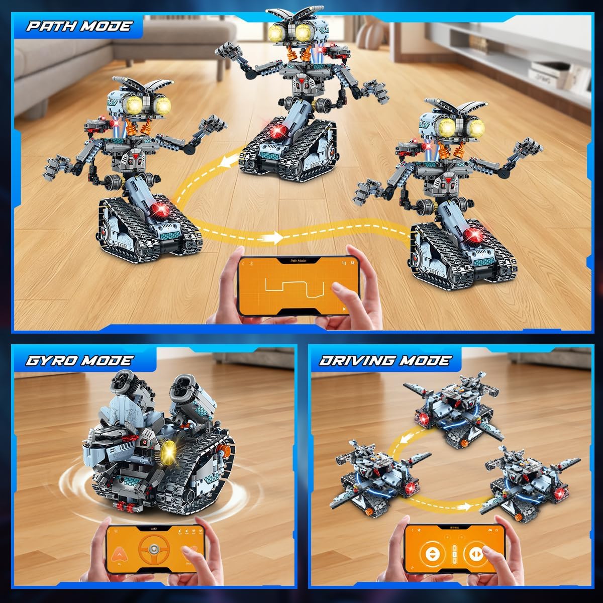 Kit Robot Tecnico da Costruzione con Luci LED