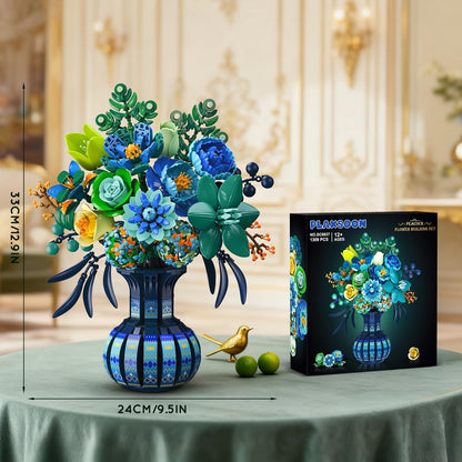 Blumen Bauspielzeug mit Vase