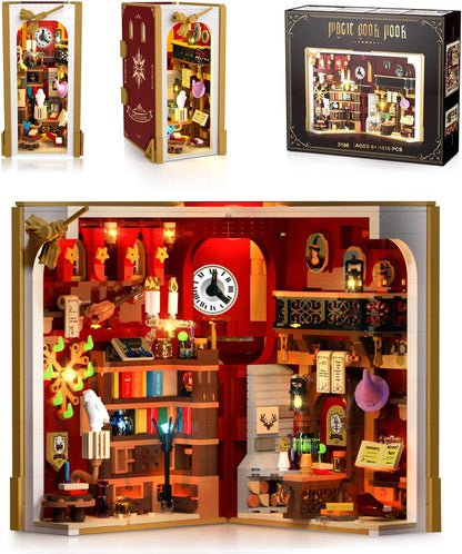 Magic Booknook Bauset mit LED-Beleuchtung