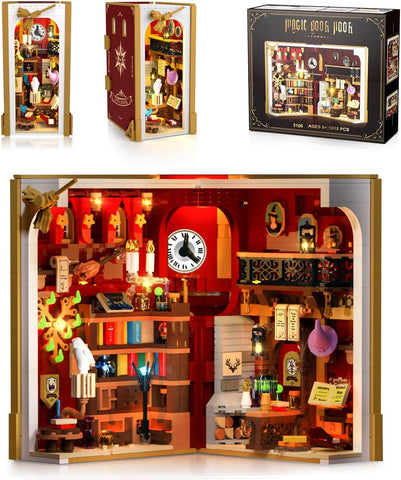Book Nook Magico – Set da Costruzione con Illuminazione LED
