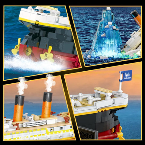 Titanic da Costruire – Set con Illuminazione LED