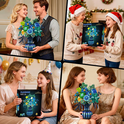 Blumen Bauspielzeug mit Vase
