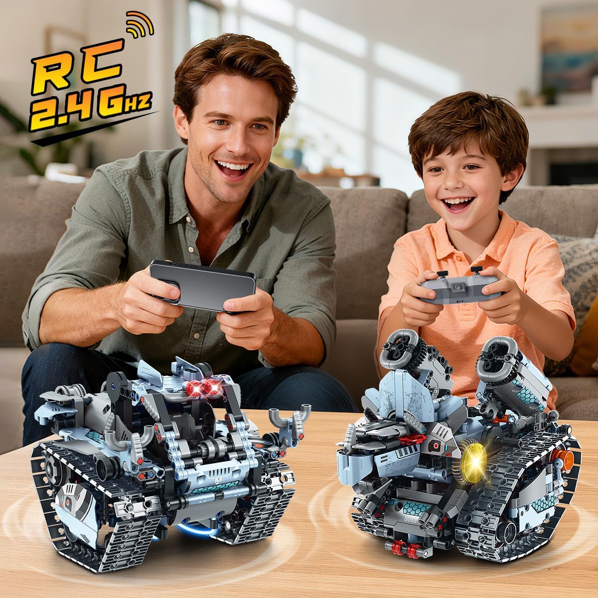 Kit Robot Tecnico da Costruzione con Luci LED