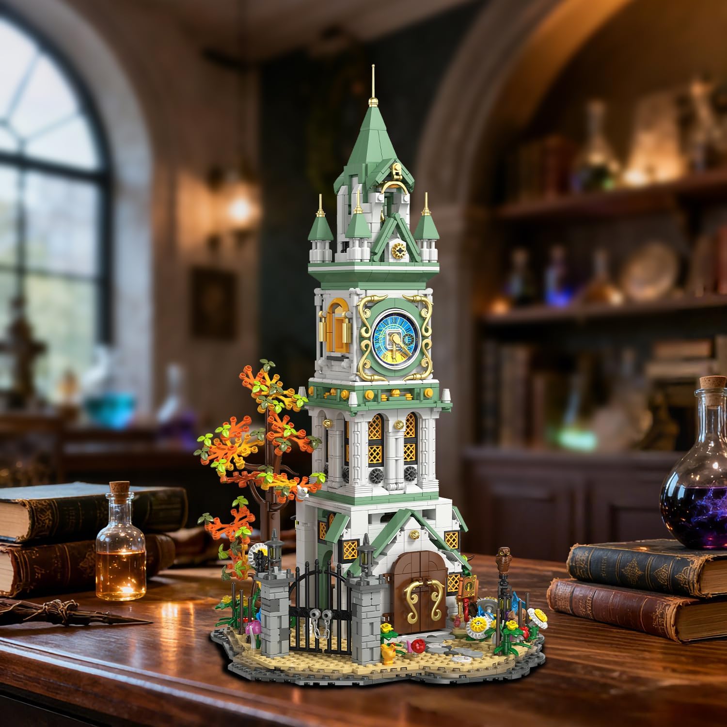 Torre dell’Orologio Magica – Set da Costruzione con Luci