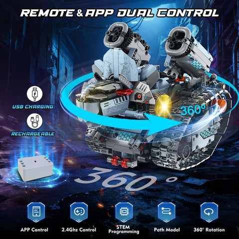Kit Robot Tecnico da Costruzione con Luci LED
