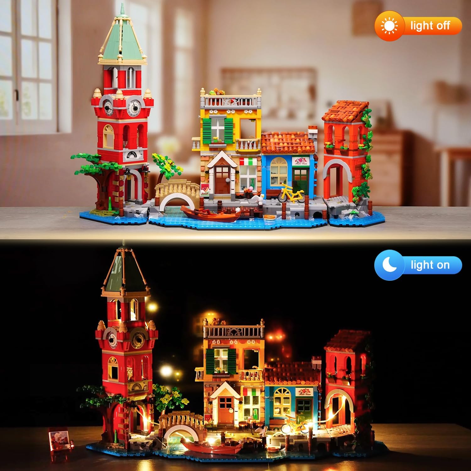 Venezia di Notte – Set da Costruzione con Luci LED