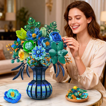 Blumen Bauspielzeug mit Vase