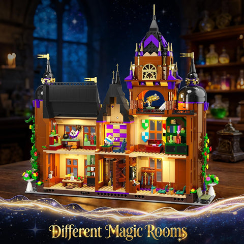 Castello della Scuola di Magia con Illuminazione LED