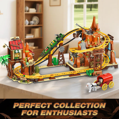 Western-Achterbahn Bauset
