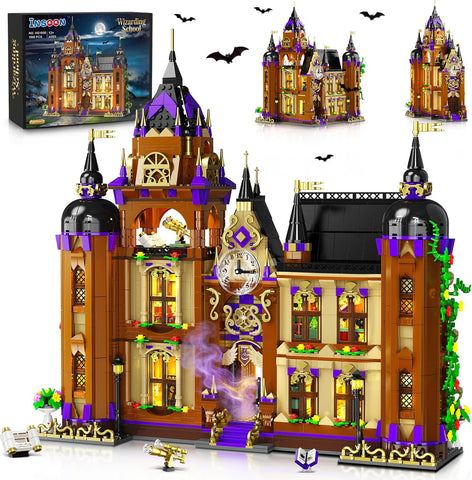 Castello della Scuola di Magia con Illuminazione LED