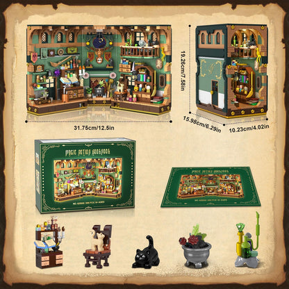 Magic Potion Booknook Bauset mit Beleuchtung