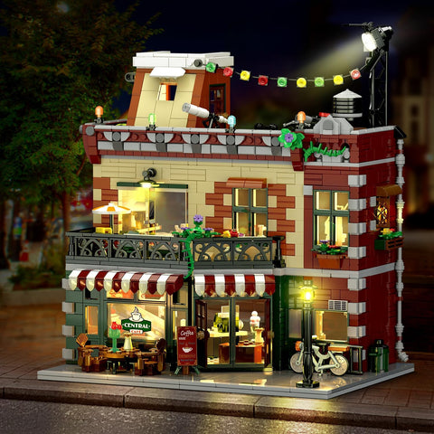 Set da Costruzione Caffetteria con Illuminazione LED