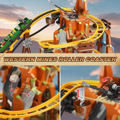 Western-Achterbahn Bauset