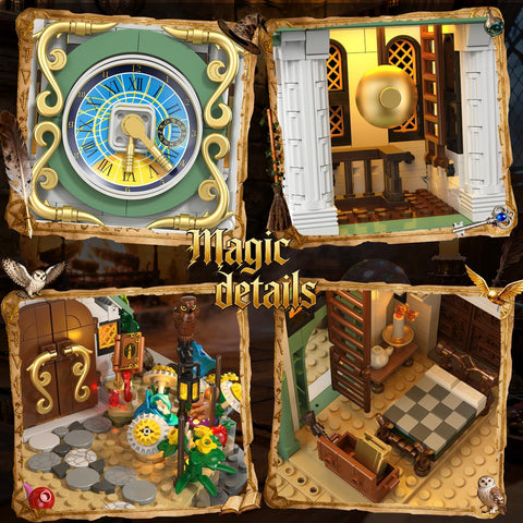 Torre dell’Orologio Magica – Set da Costruzione con Luci
