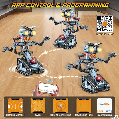 Technik-Roboter-Baukasten mit Beleuchtung