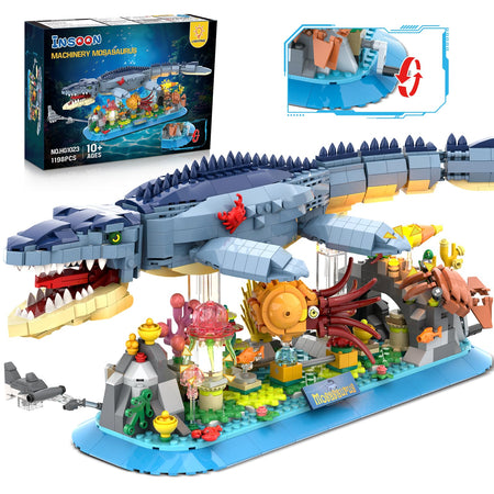 Mosasaurus – Set di Costruzione con Luci