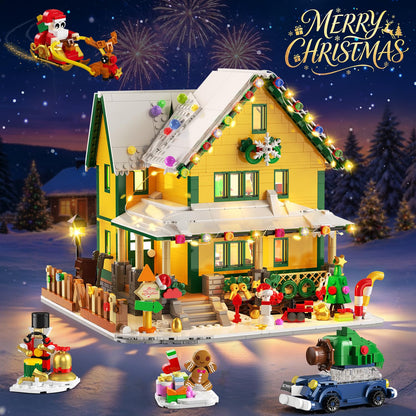 Calendario Avvento 2026 Casa di Natale Mini Mattoncini con Luci